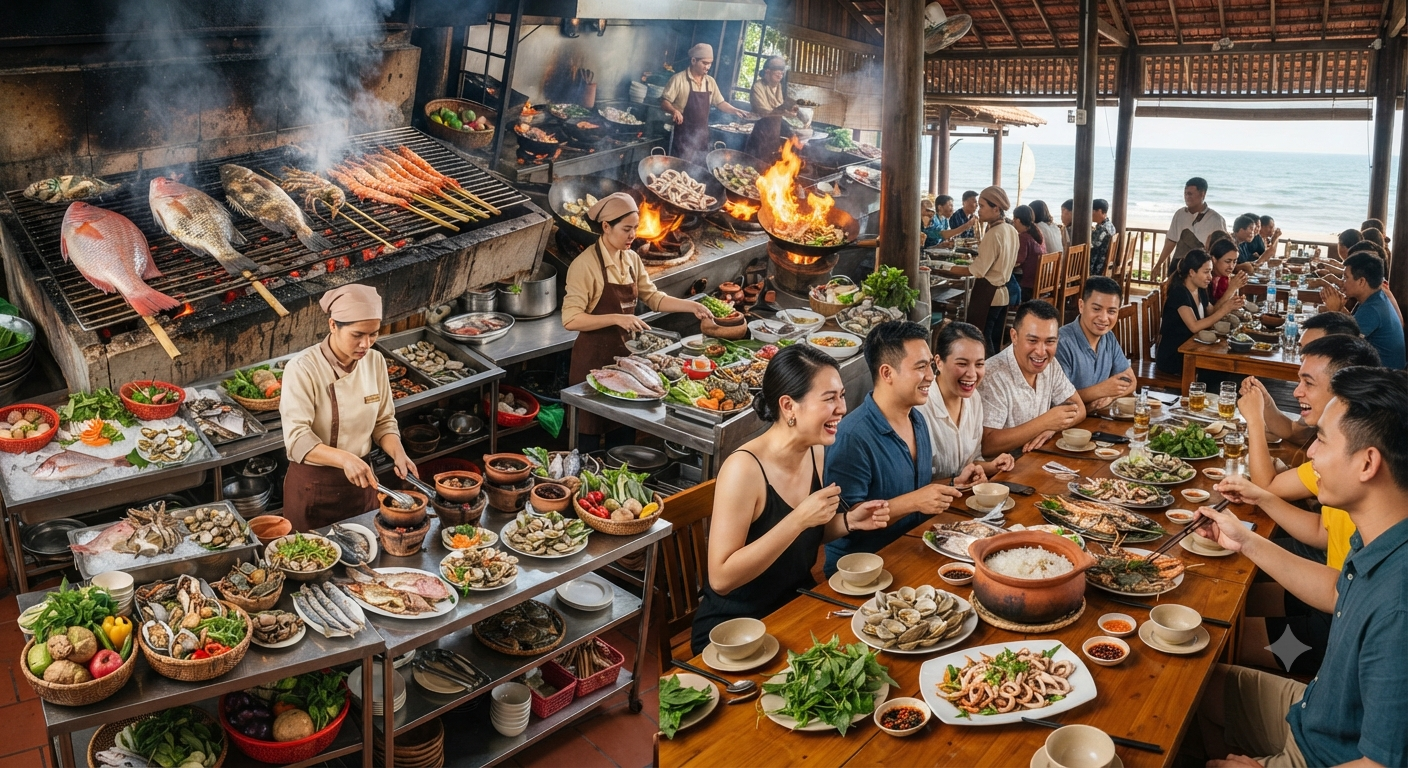 Tổng quan về các phương pháp chế biến hải sản phổ biến tại vùng biển