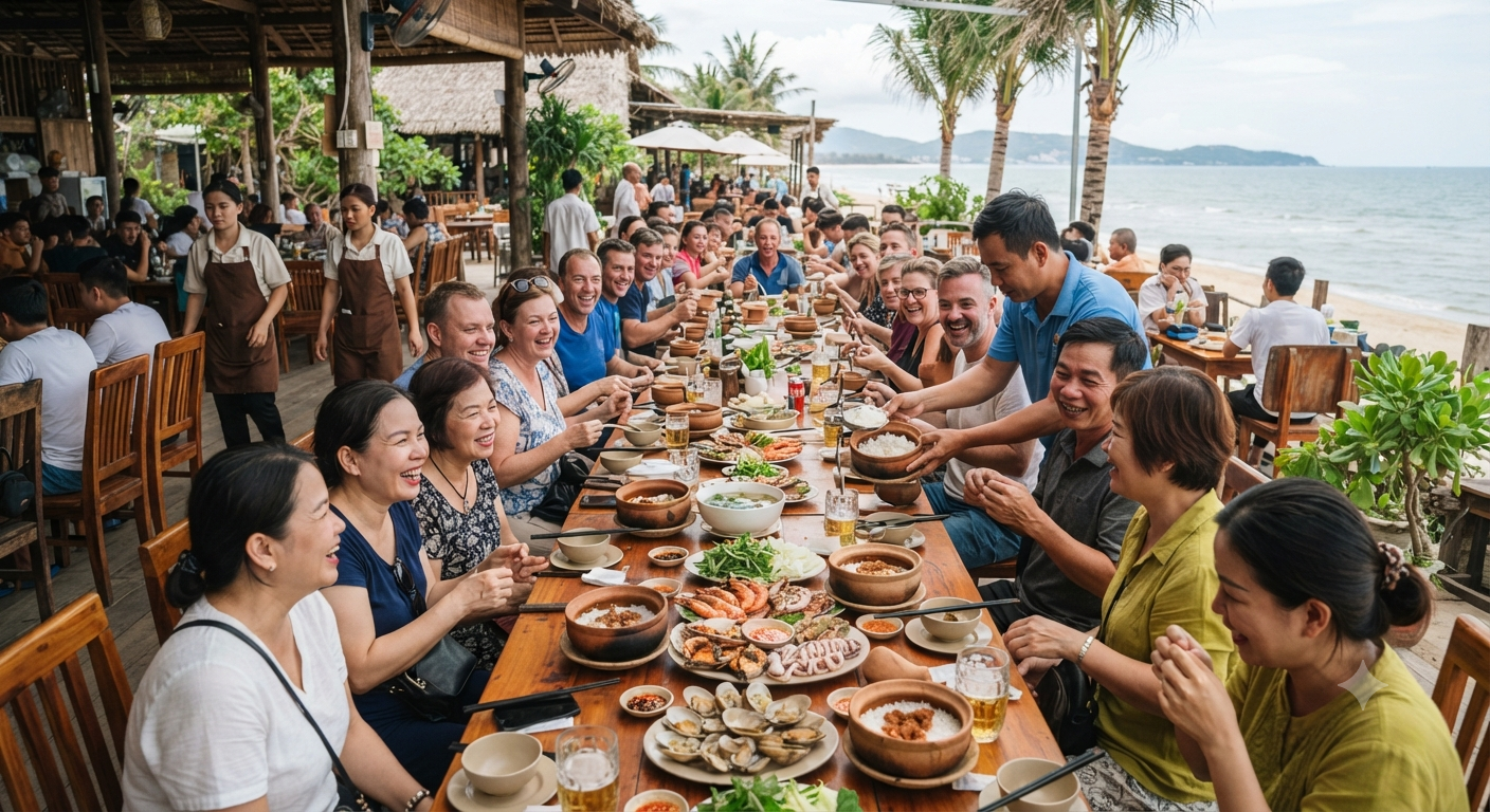 Bối cảnh và nhu cầu thực tế khi du lịch theo nhóm tại Hồ Tràm
